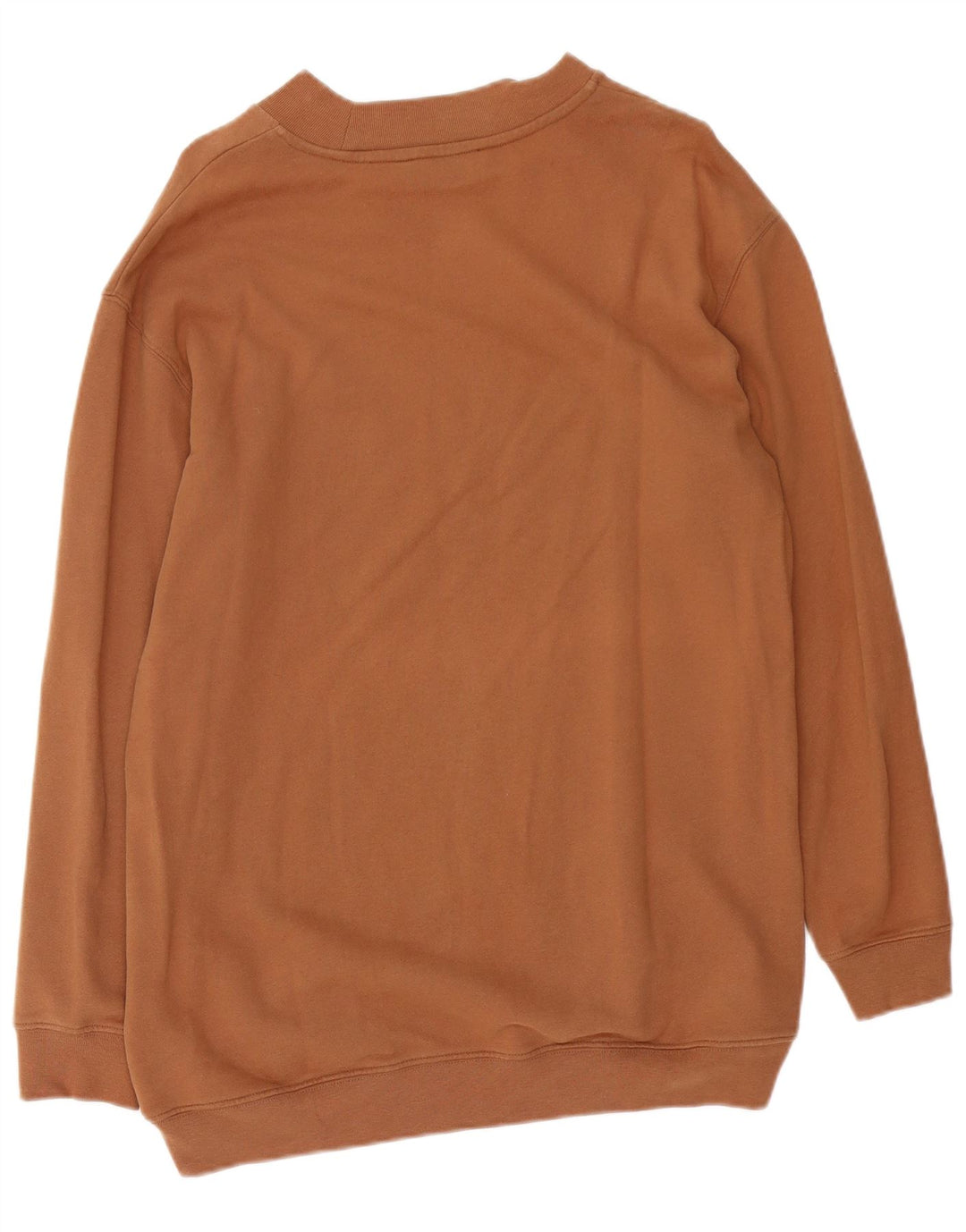 Stefanel Damen Grafik-Sweatshirt mit lockerer Passform, UK 14, Mittelbraun