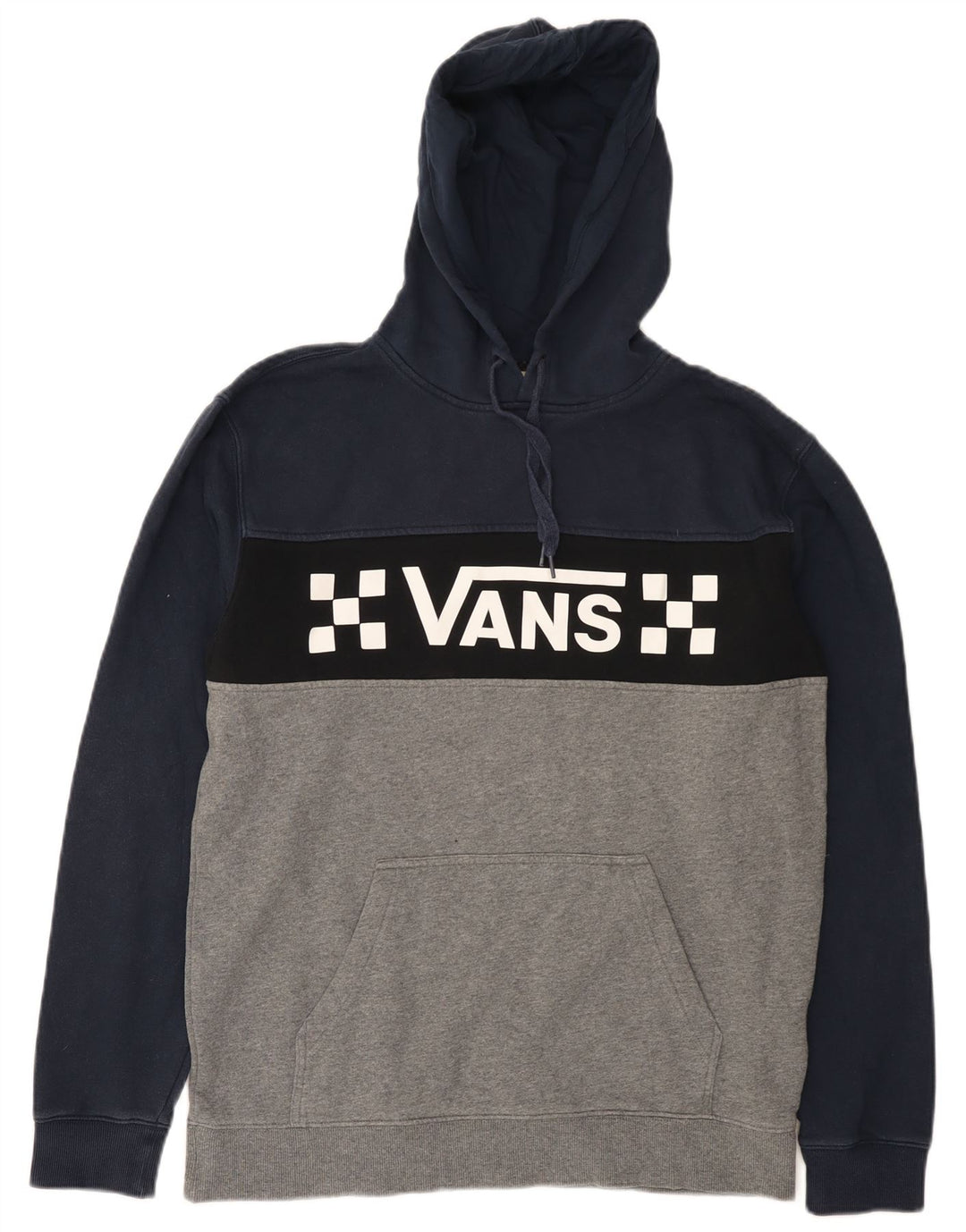 Vans Herren-Kapuzenpullover mit Grafik, mittelgroß, mehrfarbig, Colourblock-Baumwolle