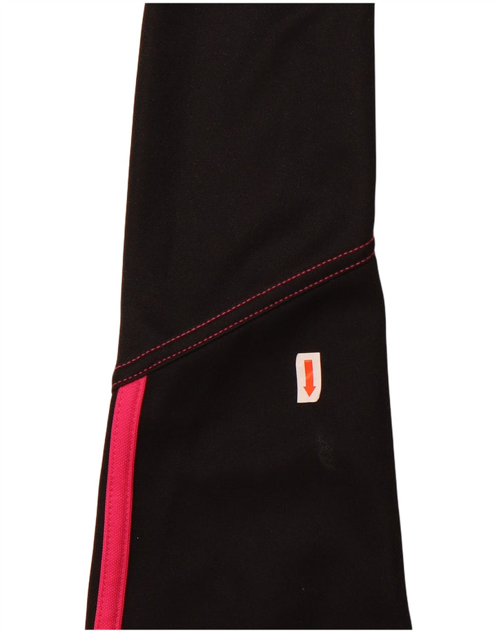 Adidas Mädchen Aeroready Zip Neck Pullover Trainingsanzug Top 11–12 Jahre Schwarz