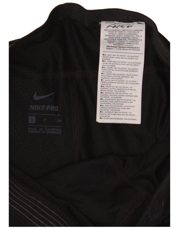 Nike Herren-Leggings, klein, aus schwarzem Polyester