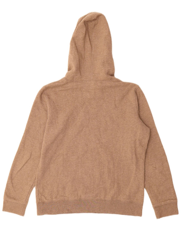 GAP Damen-Pullover mit grafischem Kapuzenpullover, Gr. 10, Größe S, Beige, Baumwolle