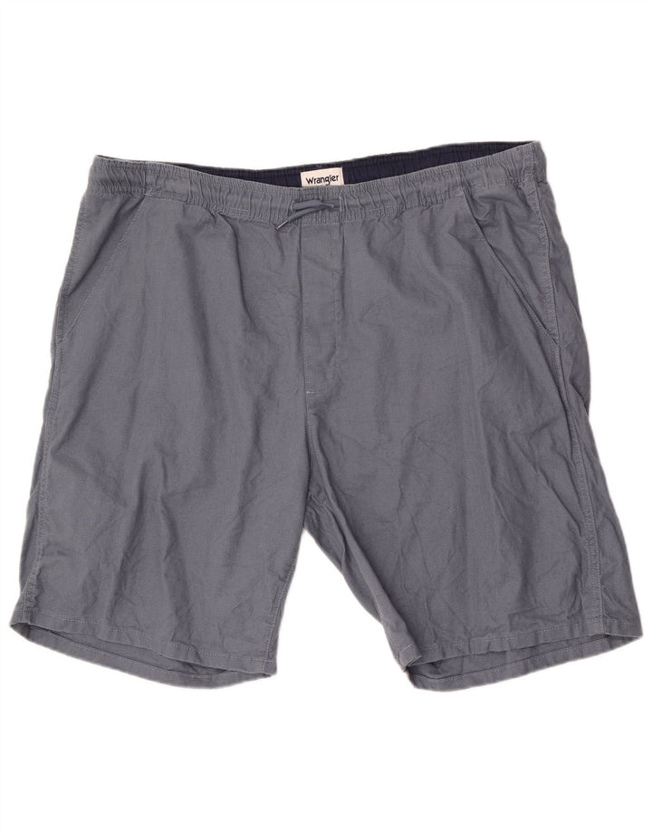 Wrangler Herren Bermudashorts W38 XL Graue Baumwolle