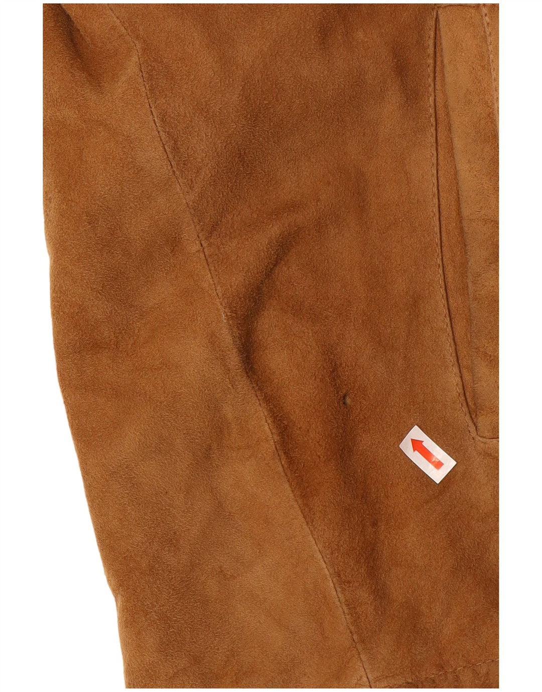 VINTAGE Herren Wildlederjacke IT 50 Großes braunes Leder