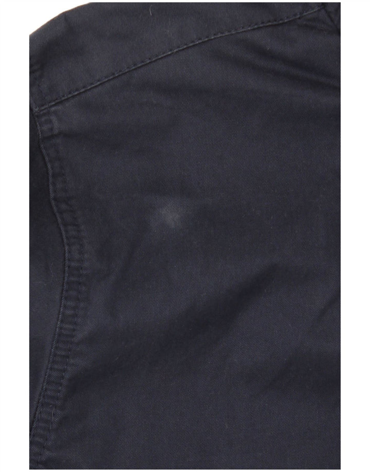 Tommy Hilfiger Herren Bomberjacke UK 38 Mittelmarineblaue Baumwolle