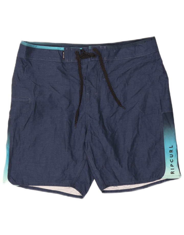 Rip Curl Herren-Badeshorts, groß, marineblau, Farbblock-Polyester