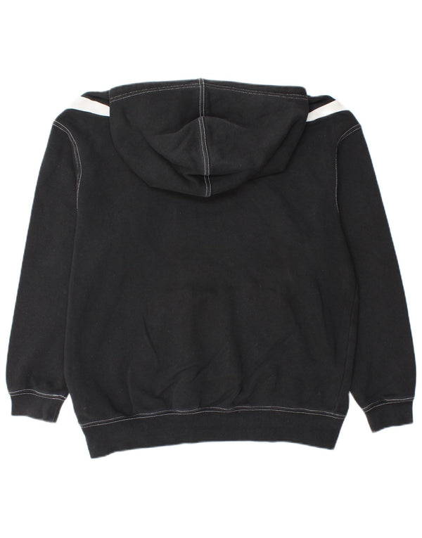 NIKE Herren Graphic Loose Fit Hoodie Pullover XS Schwarz Baumwolle