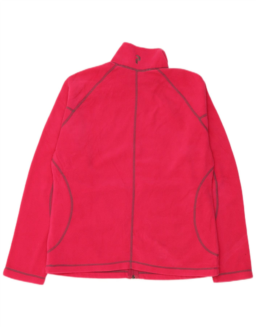 PEAK PERFORMANCE Damen-Fleecejacke mit Grafik, UK 18, XL, Rosa, Polyester