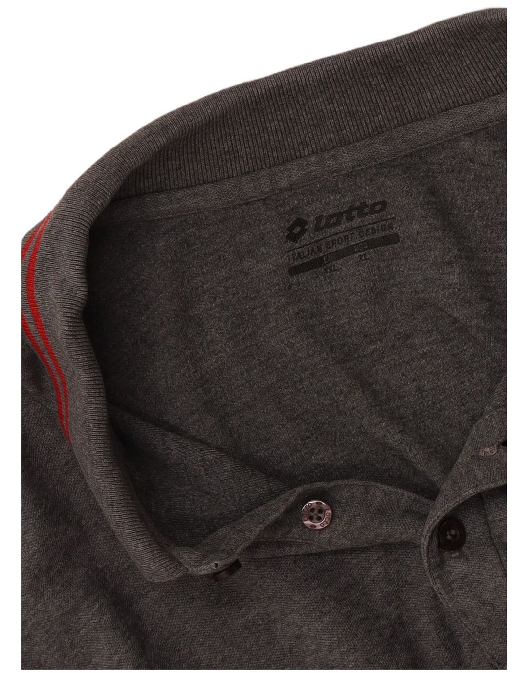 Lotto Herren Langarm-Poloshirt 2XL Grau