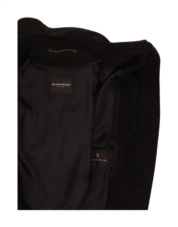 SCHNEIDERS Herrenmantel UK 38 Mittelschwarze Wolle