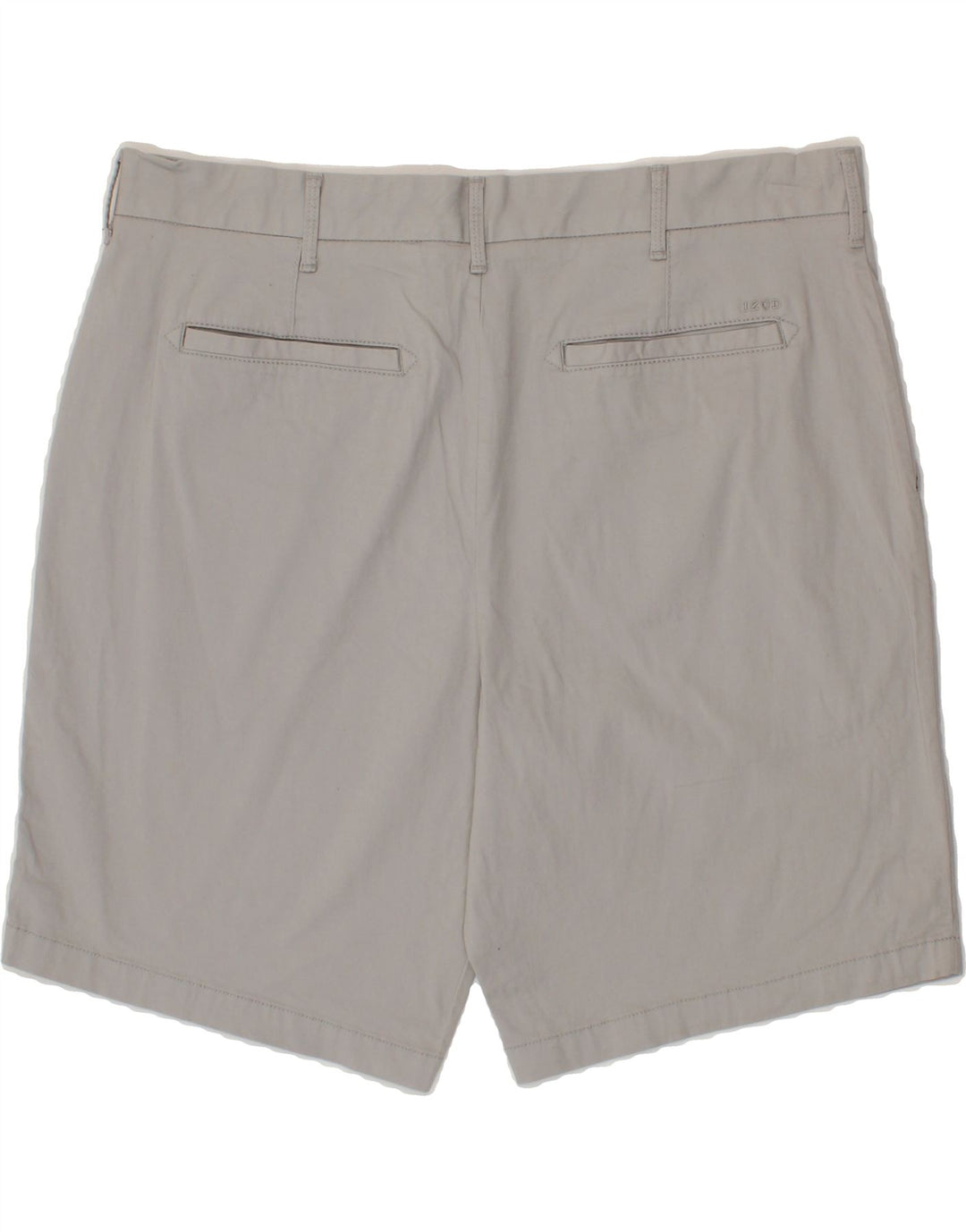 IZOD Mens Chino Shorts W38 XL Grey Cotton Vintage Izod and Second-Hand Izod from Messina Hembry 