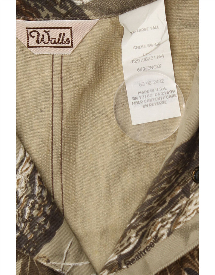 Walls Herren-Overall, 3XL, Khaki, Camouflage, Baumwolle