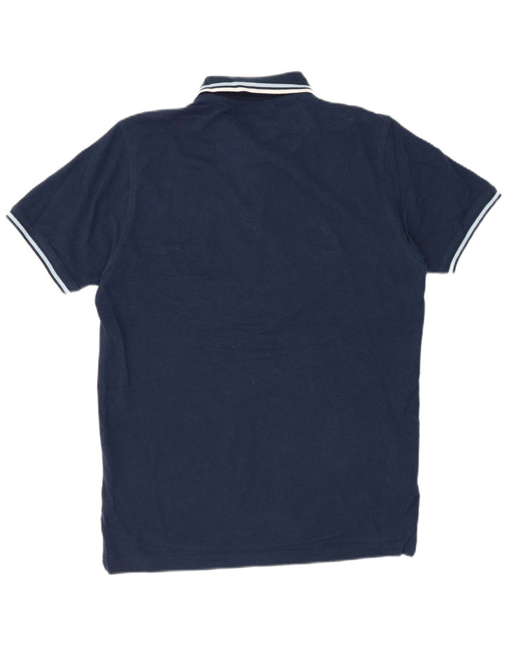 Pierre Cardin Herren-Poloshirt mit normaler Passform, mittelmarineblaue Baumwolle