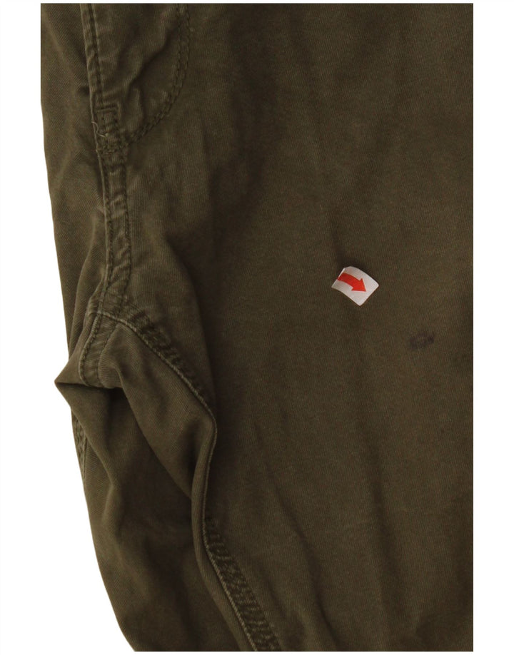 CALVIN KLEIN Herren Slim Cargohose W29 L29 Khaki Baumwolle