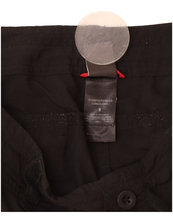 The North Face Damen-Freizeitshorts US 8 Medium W32 Schwarzes Nylon