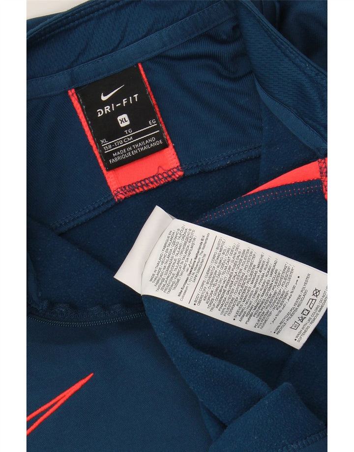 NIKE Pullover-Trainingsoberteil für Jungen, 15–16 Jahre, XL, Marineblau, Polyester