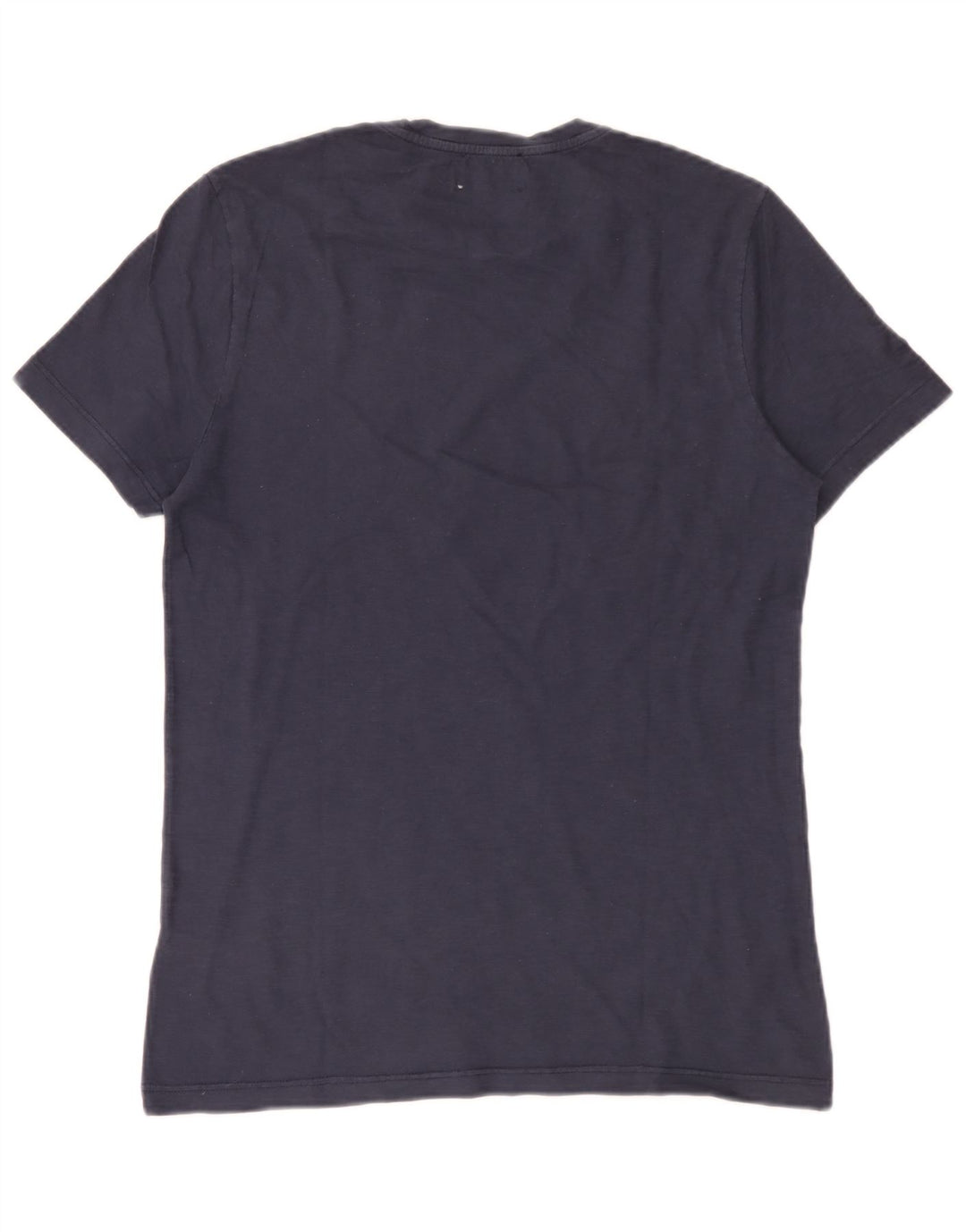 Dondup Herren-T-Shirt mit Grafik, mittlere marineblaue Baumwolle
