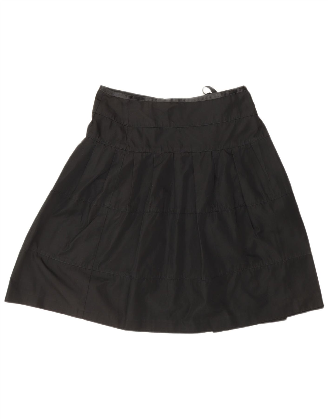 JOSEPH Damen Wickelrock EU 36 Small W26 Schwarzer Triacetat-Klassiker