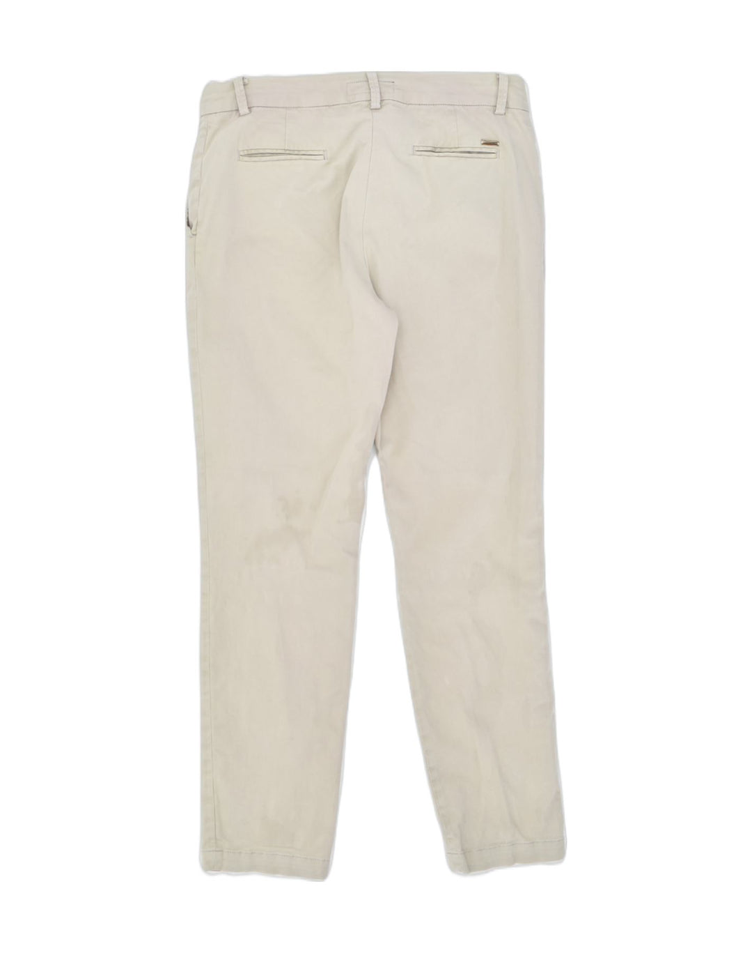 HENRY COTTONS Womens Slim Casual Trousers IT 44 Medium W32 L28 Beige | Vintage | Thrift | Second-Hand | Used Clothing | Messina Hembry 