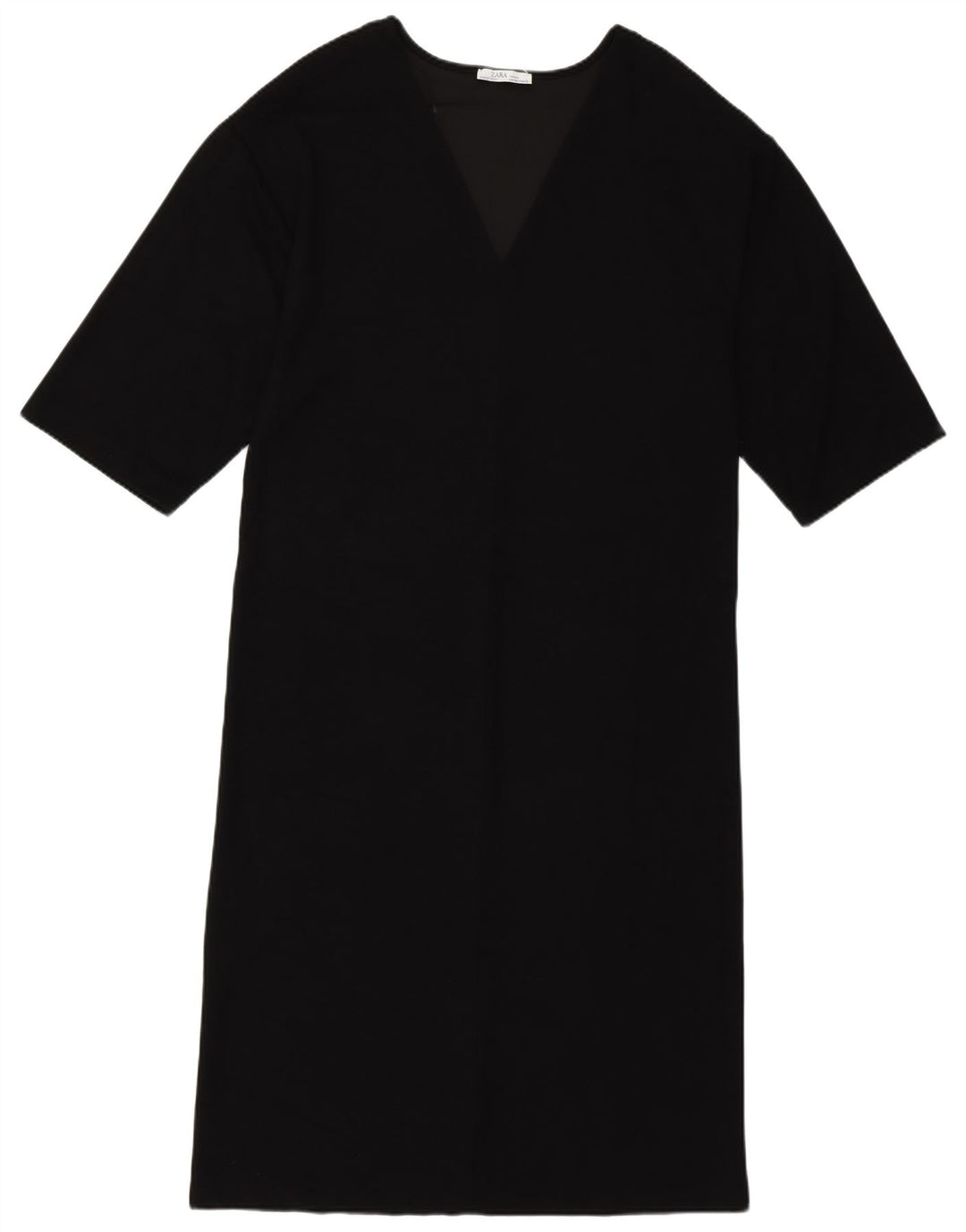 Zara Damen Regular Basic Kleid UK 10 Small Schwarz