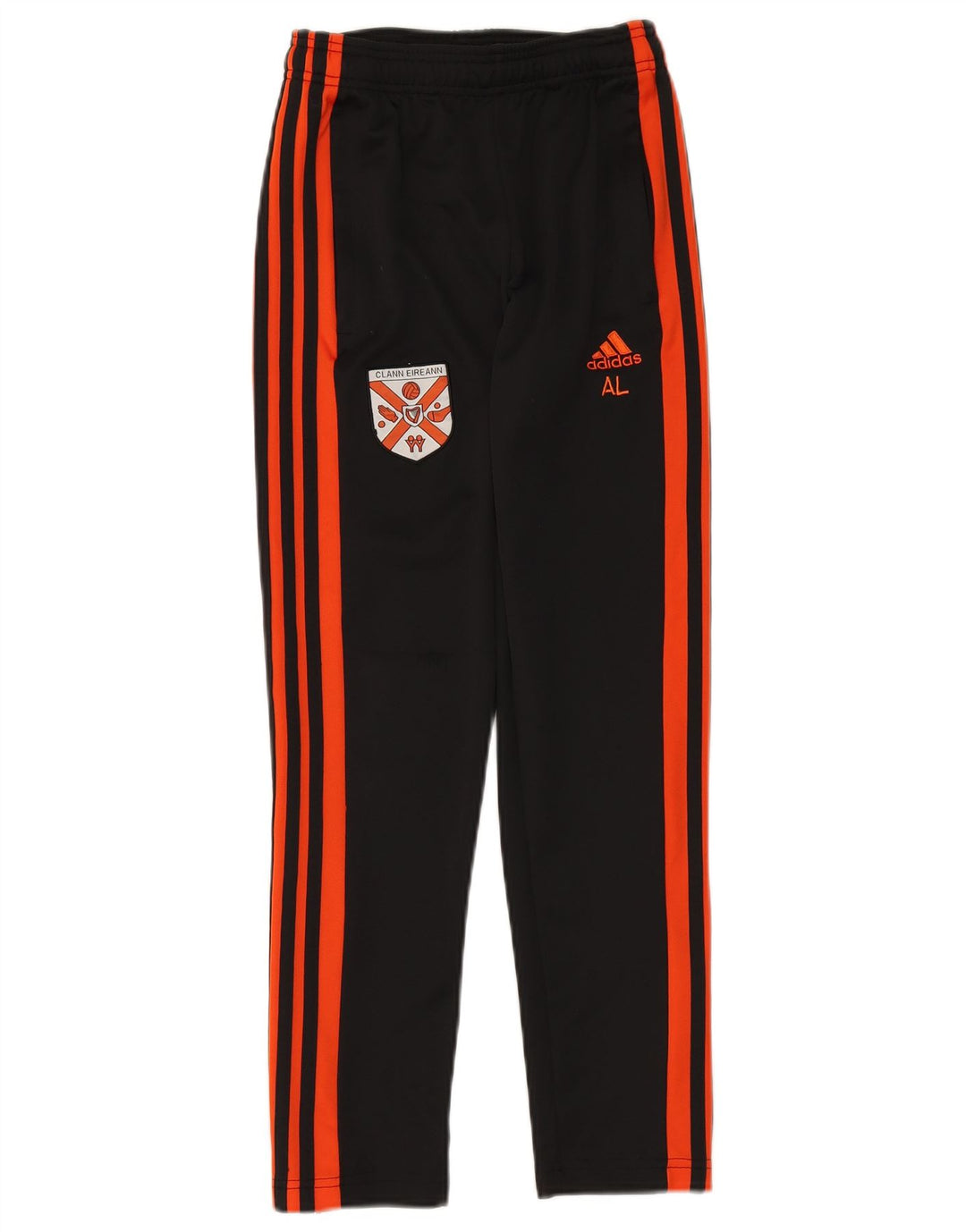 ADIDAS Boys Graphic Tracksuit Trousers 11-12 Years  Black Polyester