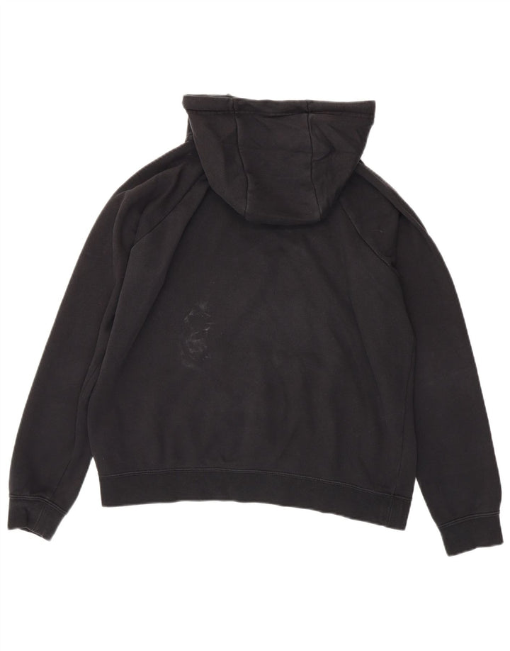 Nike Damen-Pullover mit übergroßem Kapuzenpullover, Gr. 14, mittelschwarz, Baumwolle