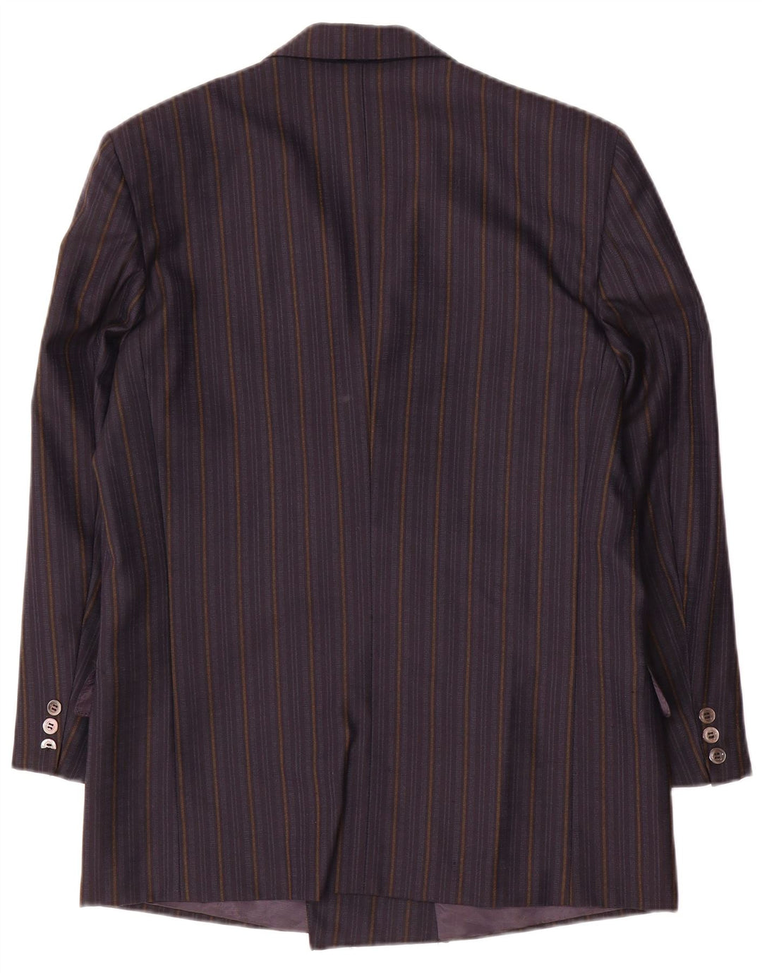 San Remo Herren-Blazer, zweireihig, Größe IT 48, mittelmarineblau gestreift