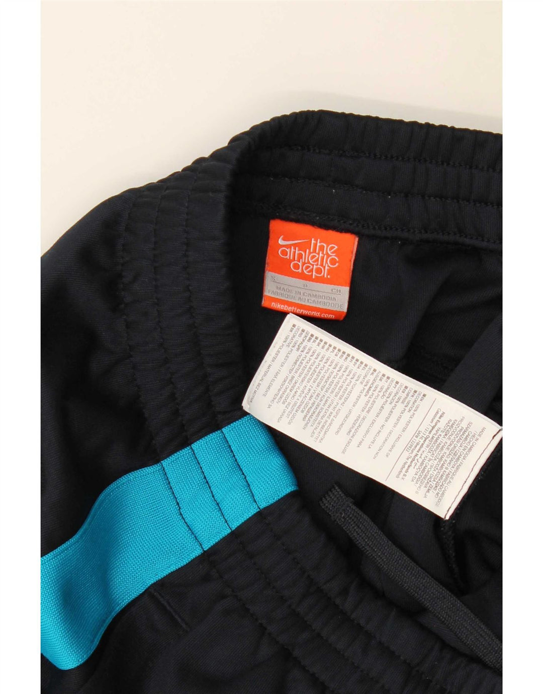 Nike Damen-Trainingshose, UK 10, Größe S, Schwarz, Colourblock-Polyester