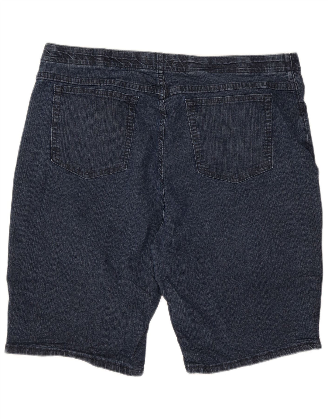 LEE Damen Riders Denim Shorts US 18 2XL W40 Marineblaue Baumwolle