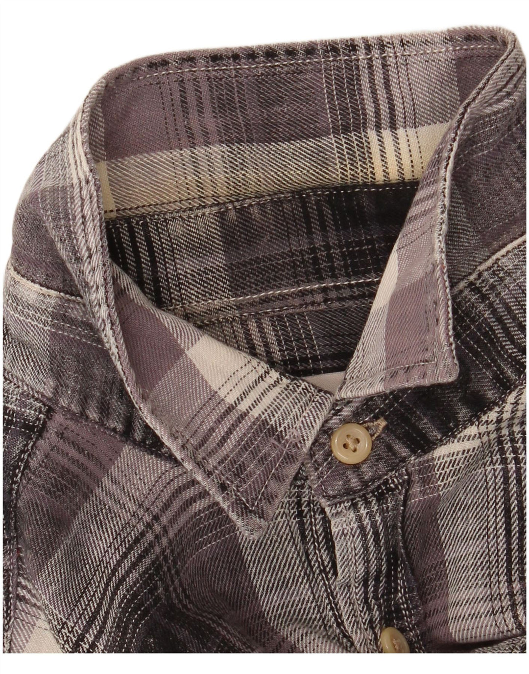 Jack & Jones Herren-Flanellhemd, klein, grau kariert, Baumwolle