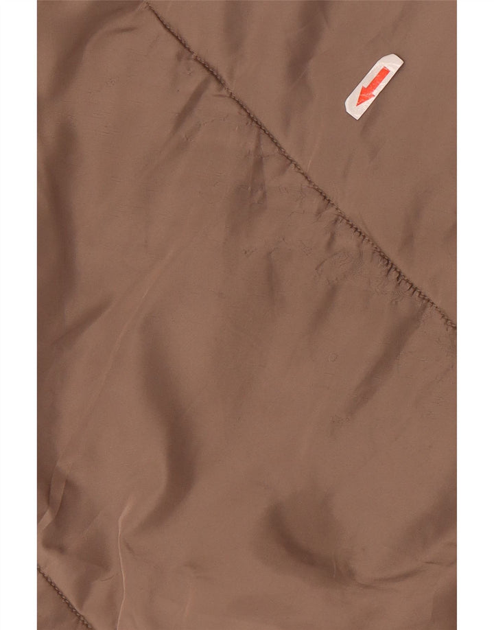Zara Damen-Kapuzen-Übergröße, gepolsterter Mantel, UK 18, XL, braun, Polyester