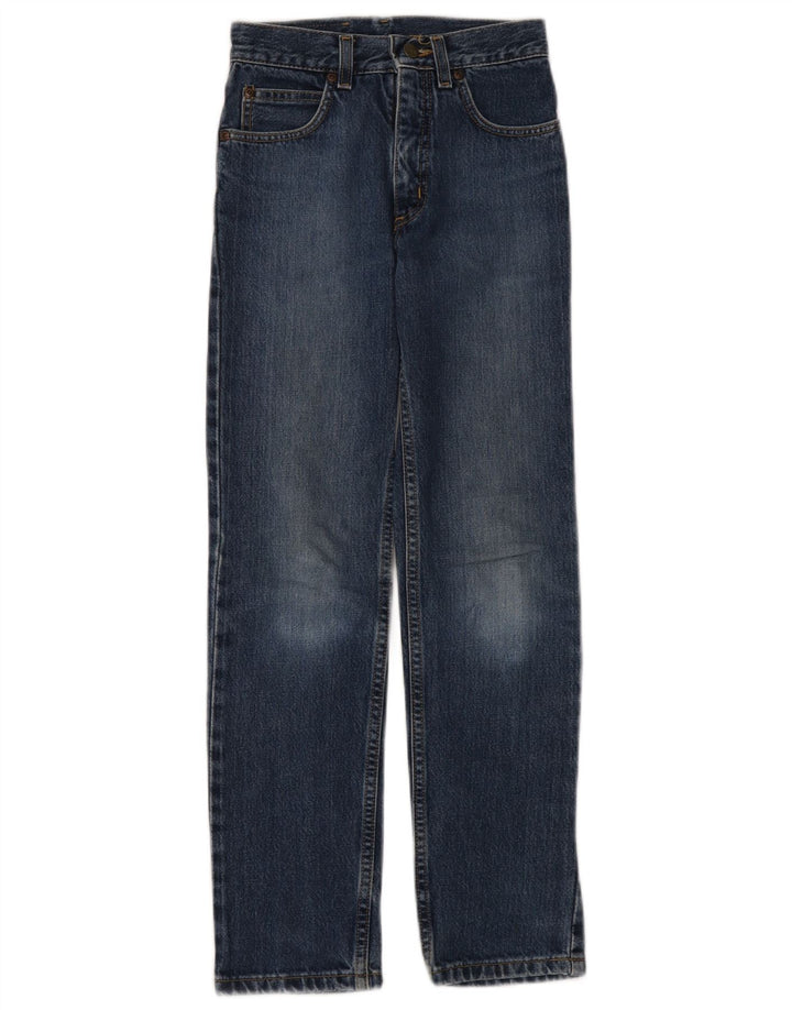 Lee Damen Straight Jeans US 10 Large W24 L28 Blaue Baumwolle