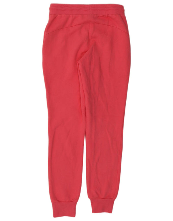 Ellesse Womens Graphic Trainingshose Jogger UK 8 Small Rosa Baumwolle