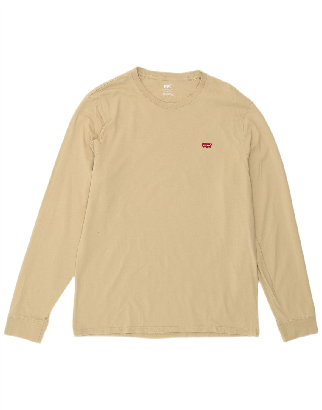 Levi's Herren-Standard-Oberteil, langärmelig, mittelbeige Baumwolle