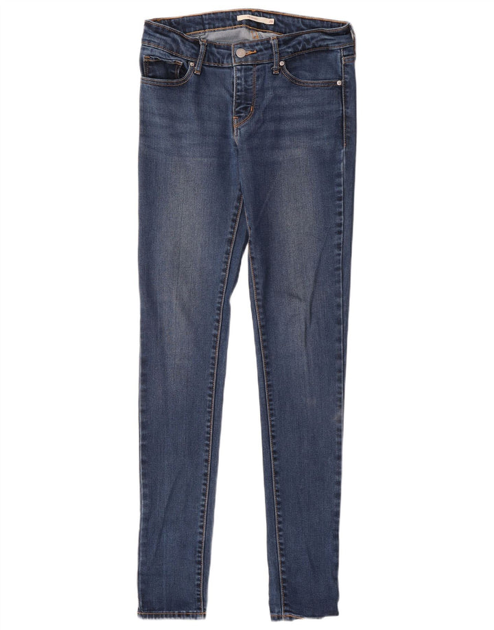 Levi's Damen 711 Skinny Jeans W26 L33 Blau