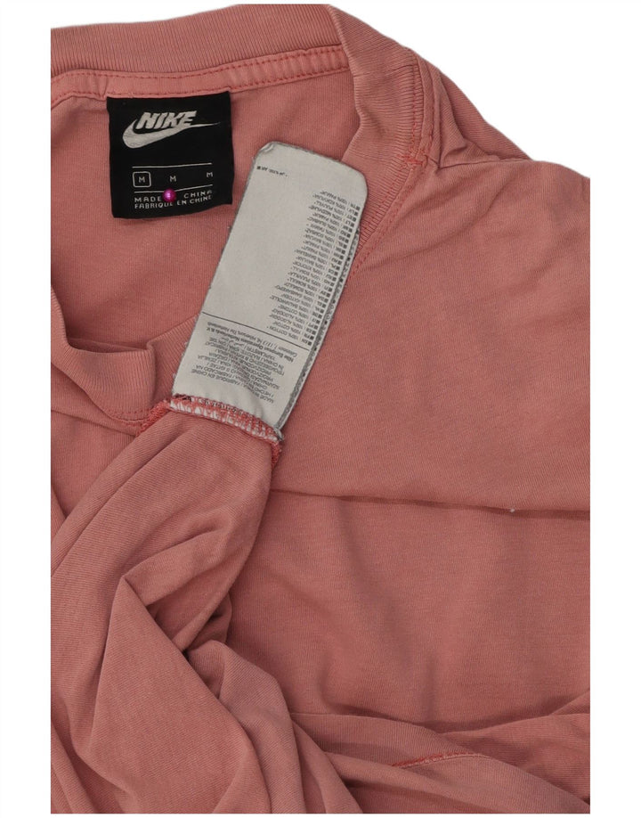 Nike Herren-T-Shirt aus mittelrosa Baumwolle