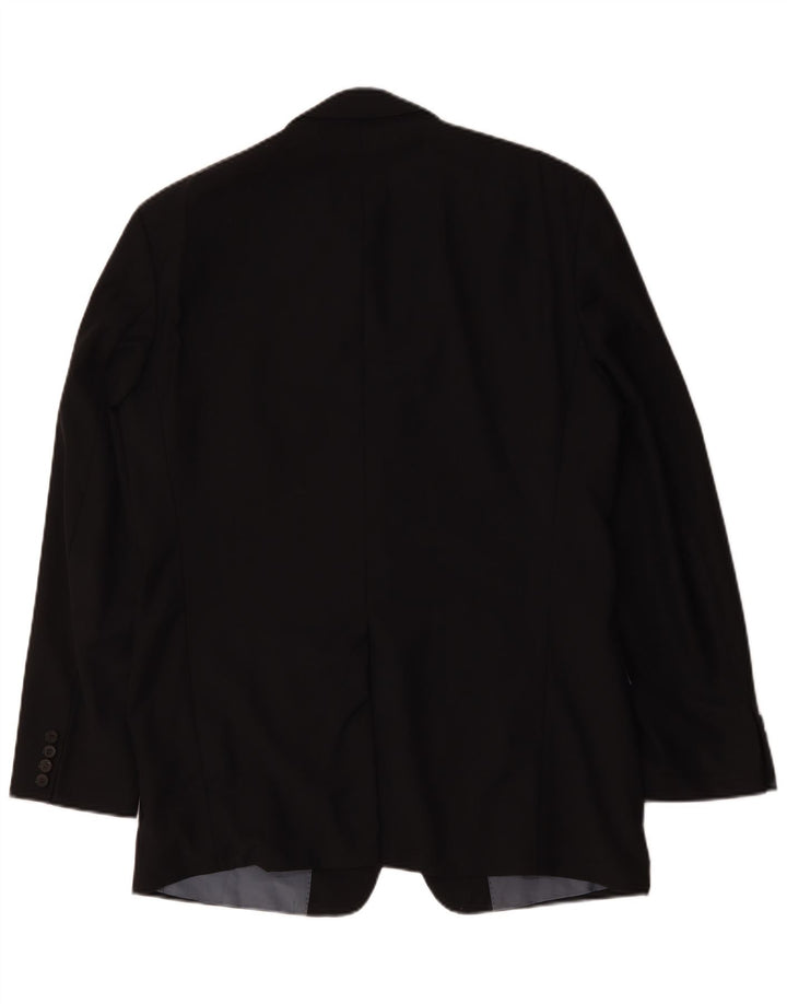 Hugo Boss Herren-Blazer mit 2 Knöpfen, EU 52, XL, marineblaue Schurwolle