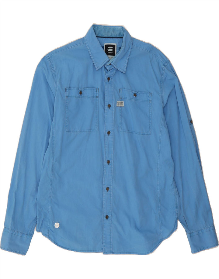 G-STAR Mens Shirt XL Blue Cotton Vintage G-Star and Second-Hand G-Star from Messina Hembry 