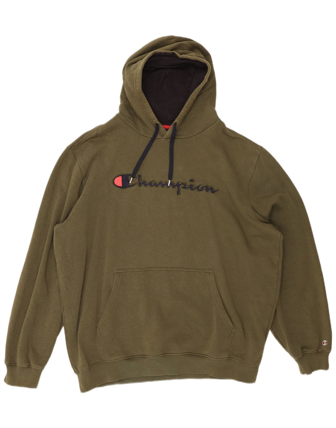 CHAMPION Herren-Kapuzenpullover mit Grafik, 3XL, Khaki, Baumwolle