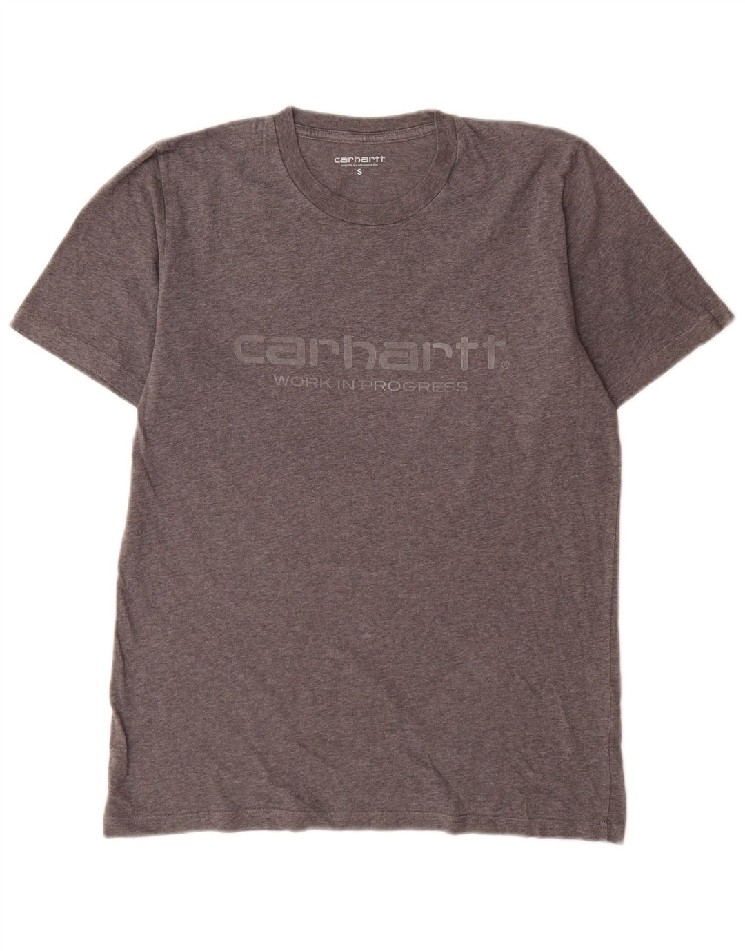 Carhartt Herren-T-Shirt mit Grafik, Größe S, Grau, Baumwolle
