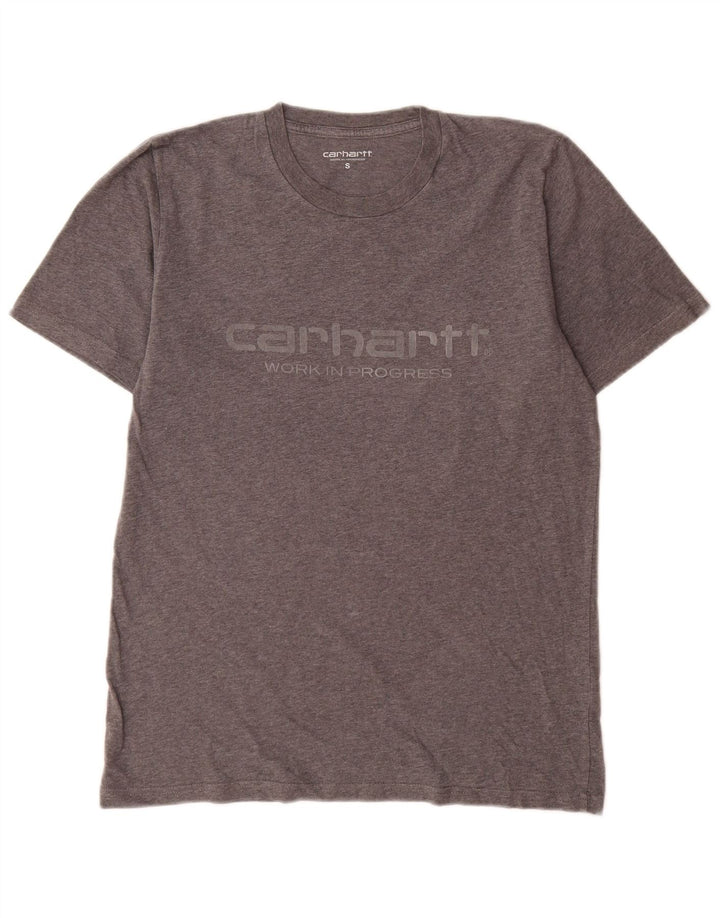 Carhartt Herren-T-Shirt mit Grafik, Größe S, Grau, Baumwolle
