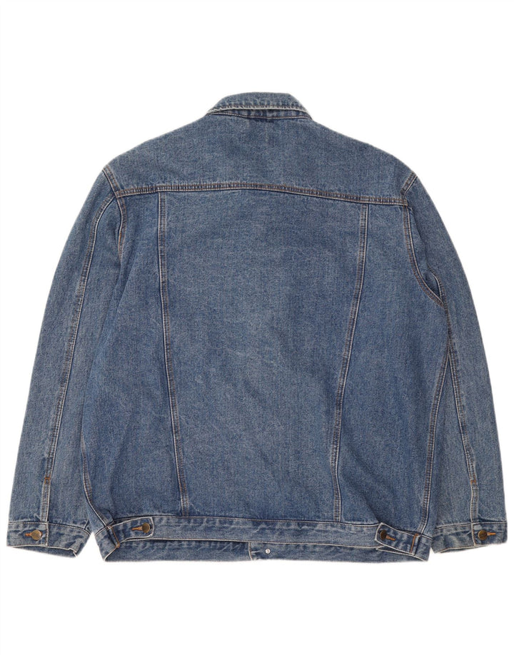 Jeaxxs Herren Jeansjacke UK 42 XL Blaue Baumwolle