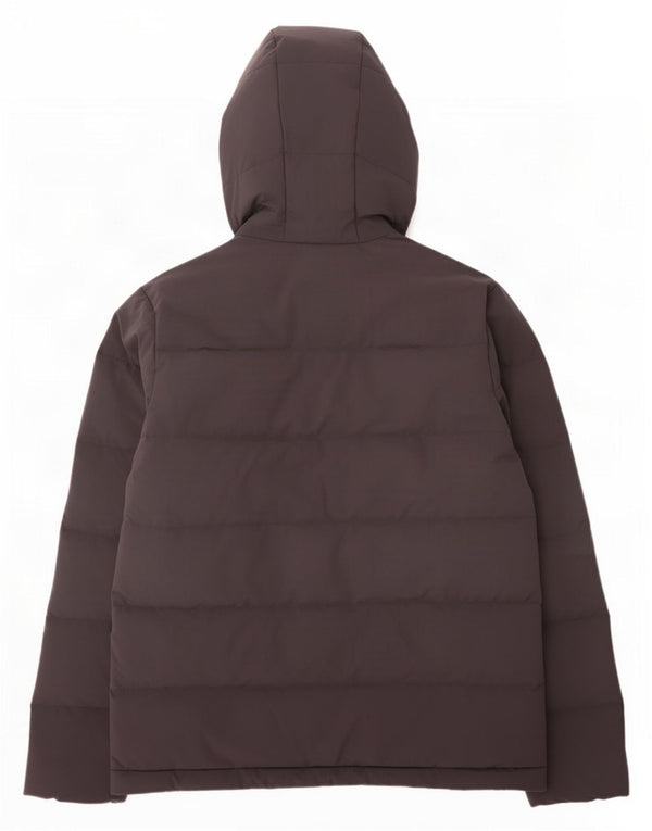 Adidas Damen Kapuzenjacke, gepolstert, UK 4/6, XS, Schwarz, Polyester