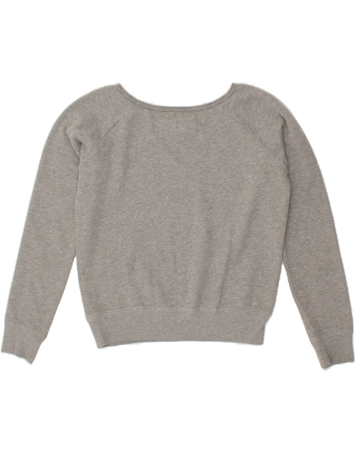 HARD ROCK CAFE Womens Amsterdam Sweatshirt Jumper UK 14 Medium Grey Cotton Vintage Hard Rock Cafe and Second-Hand Hard Rock Cafe from Messina Hembry 