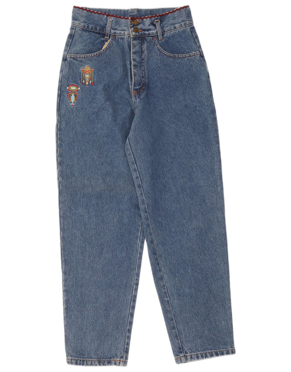 Mash Damen Rosemary High Rise Tapered Jeans IT 46 Large W32 L27 Blau