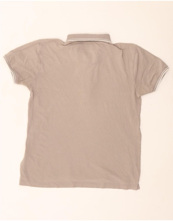 Liu Jo Herren-Poloshirt aus mittelgrauer Baumwolle