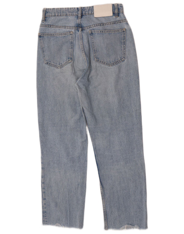 Zara Damen Tapered Jeans EU 36 XS W26 L26 Blaue Baumwolle