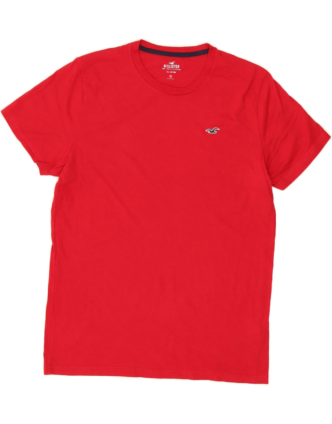 HOLLISTER Mens T-Shirt Top Large Red Cotton Vintage Hollister and Second-Hand Hollister from Messina Hembry 