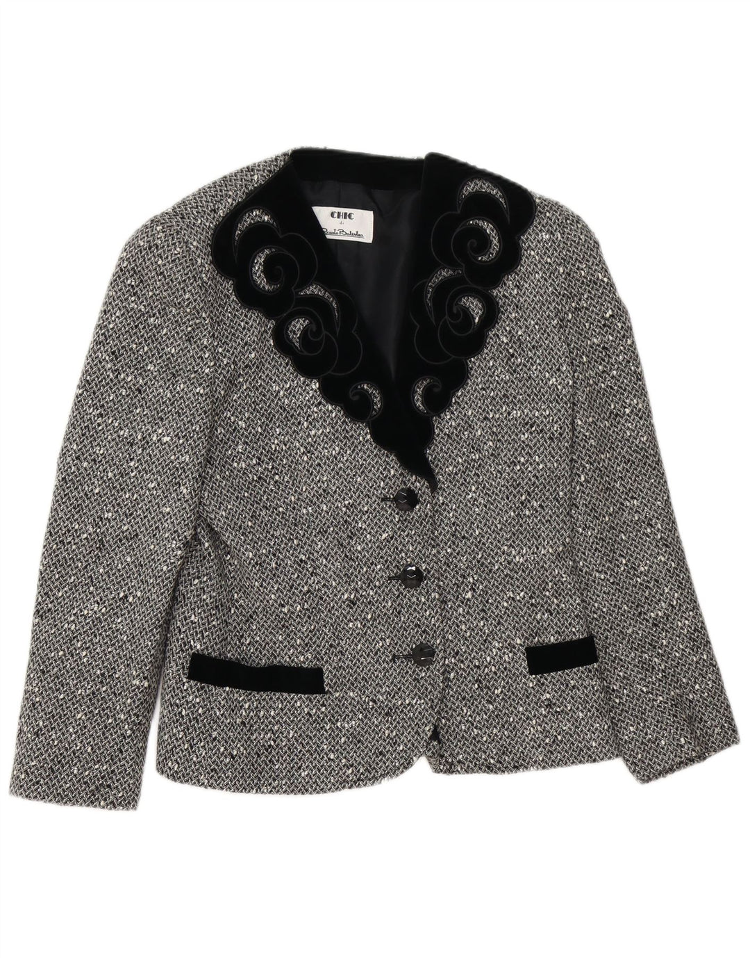 Schickes 2-teiliges Rock-Set mit 3 Knöpfen für Damen IT 42 Medium W28 Grau meliert