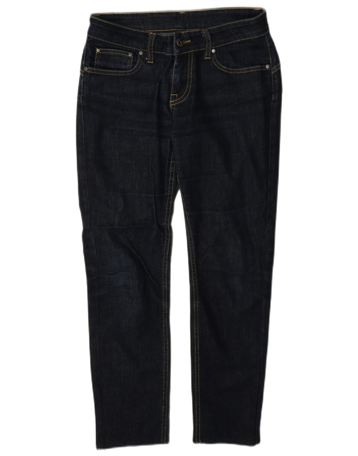 Upstar Damen-Crop-Jeans W28 L25 marineblaue Baumwolle