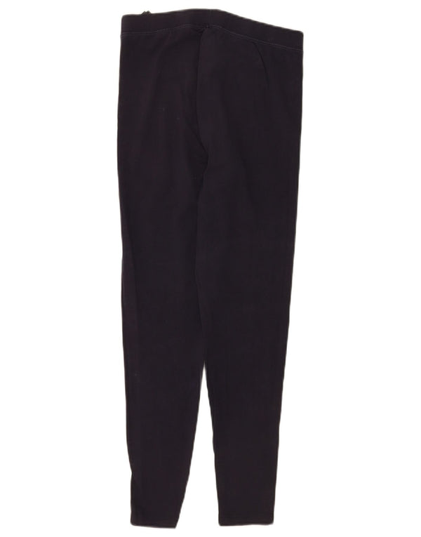 Marks & Spencer Damen Crop Leggings UK 10 Small Marineblaue Baumwolle